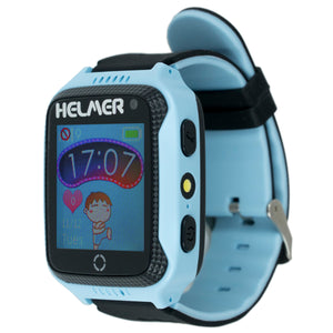 Detské smart hodinky Helmer LK 707 s GPS lokátorom, modrá