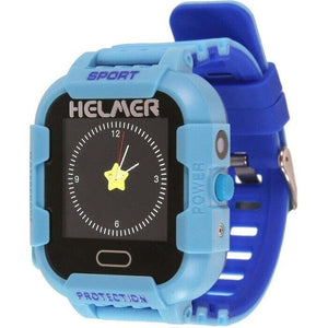 Detské smart hodinky Helmer LK 708 s GPS lokátorom, modrá POUŽITÉ