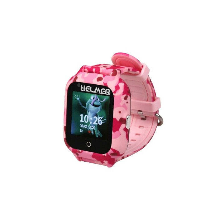 Detské smart hodinky Helmer LK 710 s GPS lokátorom, červená POUŽITÉ, NEOPOTREBOVANÝ TOVAR