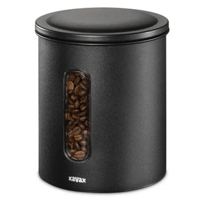 Dóza na kávu Xavax 500g zrnkovej, 700g mletej kávy, matne čierna