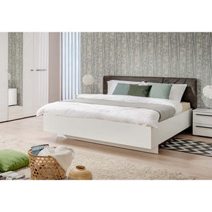 Drevená posteľ Eleri 160x200, biela, bez matraca