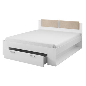 Drevená posteľ Gaxy 180x200 cm, vr. roštu a úp, bez matraca