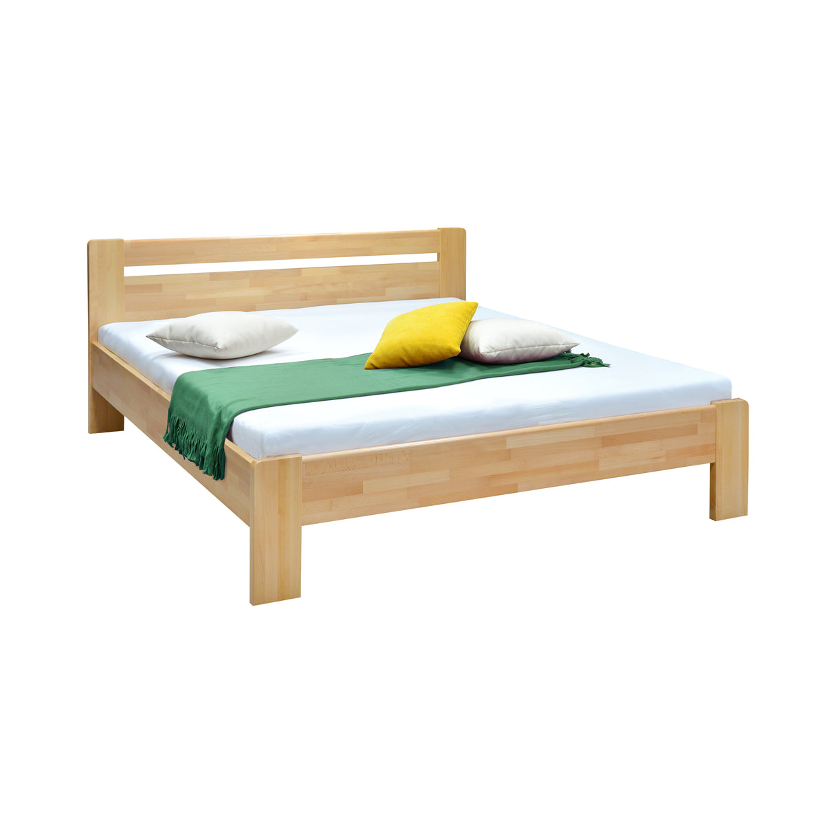 Drevená posteľ Maribo 160x200, buk