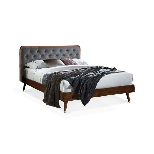Drevená posteľ Vivien 160x200, orech, bez matraca.