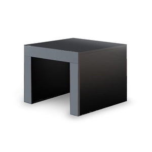 Tess - Konferenčný stolík štvorec (čierna)
