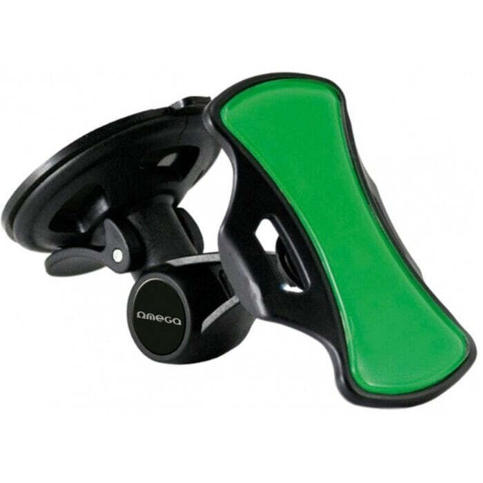 Držiak do auta C-Tech Omega Gecko, 360°, zelená