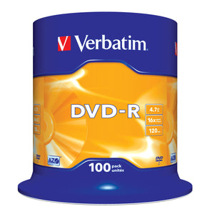 Verbatim DVD-R 4,7GB 16x, 100ks (43549)