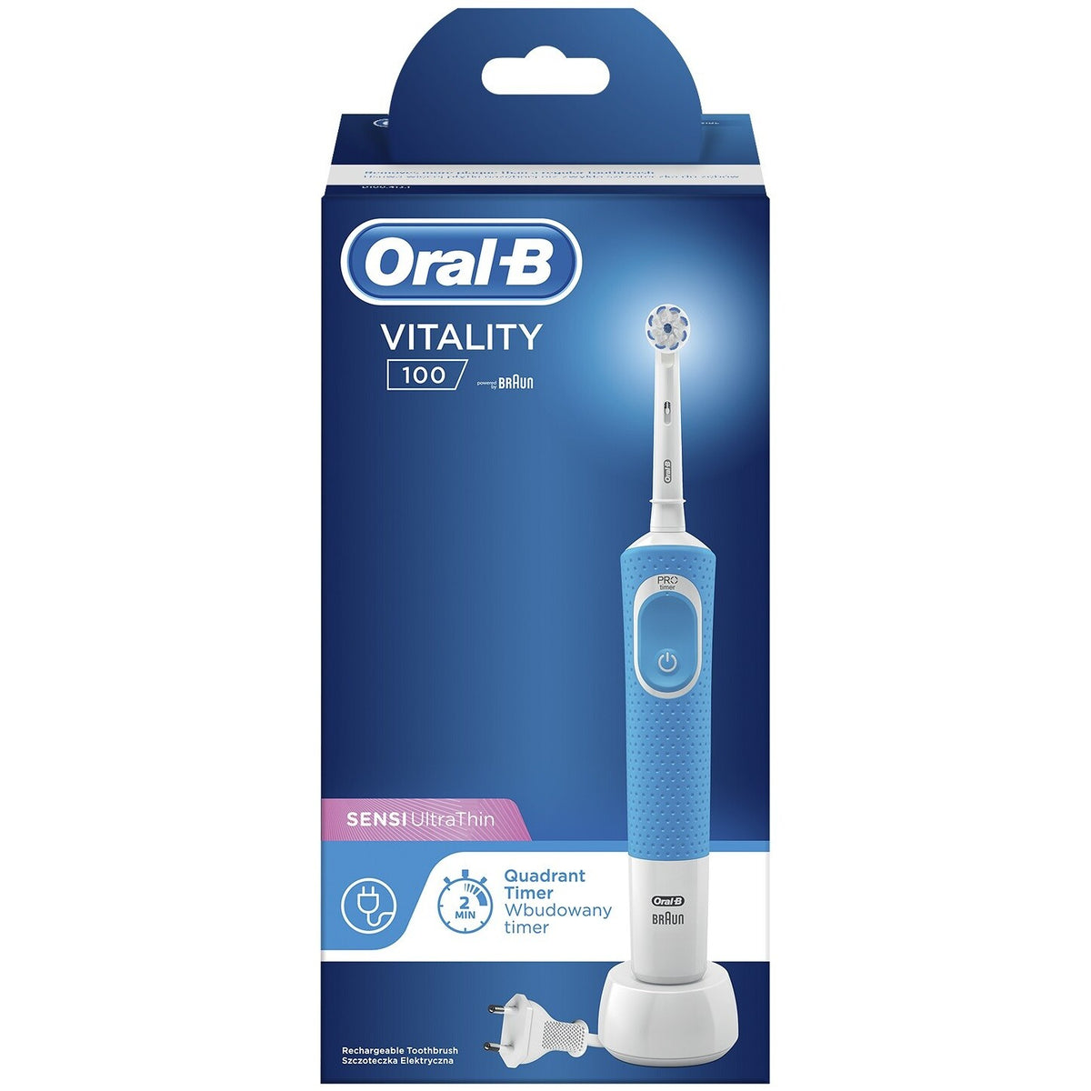 Elektrická zubná kefka Oral-B Vitality 100 Sensitive