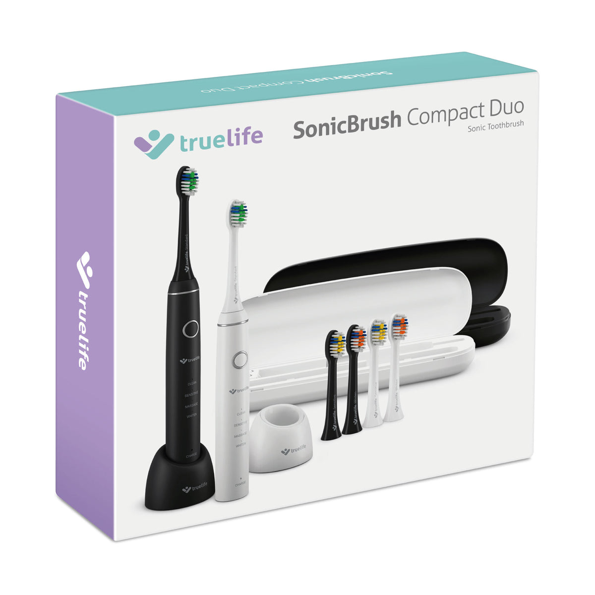 Elektrická zubná kefka TrueLife SonicBrush Compact Duo, 2ks