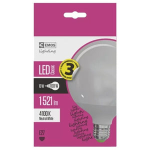 Emos ZQ2181 LED žiarovka Classic Globe 18W E27 neutrálna biela