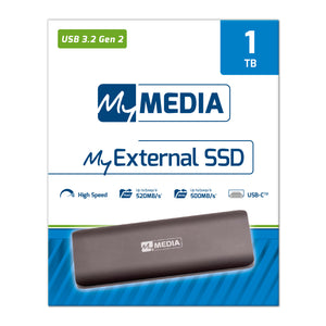 Externí SSD 1TB Verbatim, USB 3.2,500MB/s (69286)