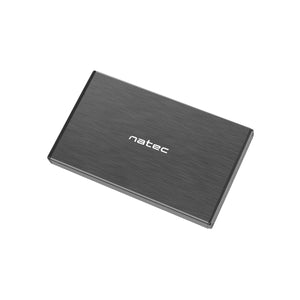Externý box pre HDD 2,5'' USB 3.0 Natec Rhino Go, hliník, čierny