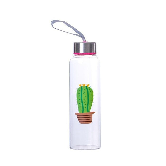 Fľaša s uzáverom Toro, kaktus mix motívov, 390ml