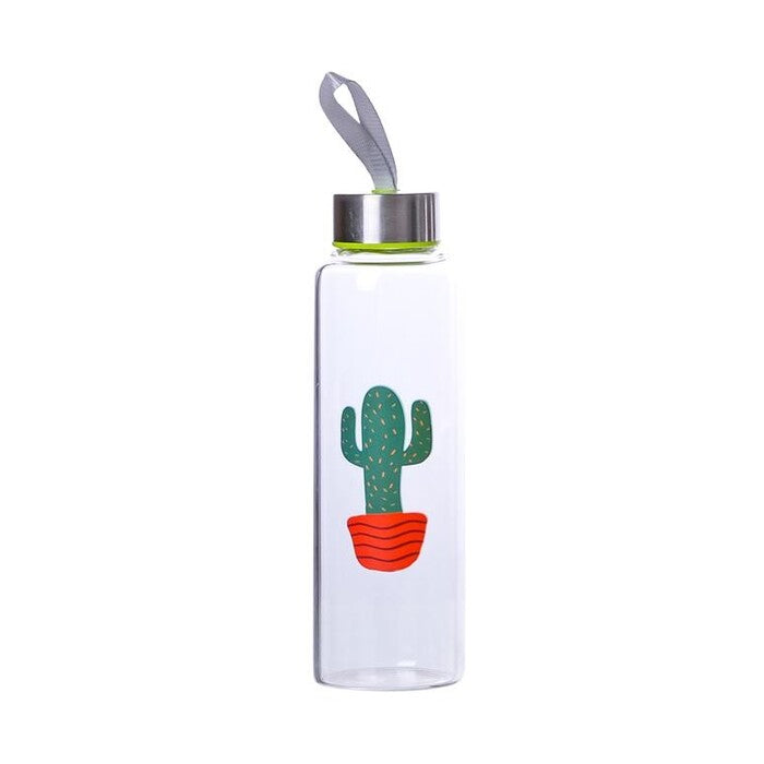 Fľaša s uzáverom Toro, kaktus mix motívov, 390ml