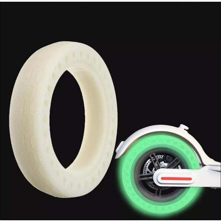 Fluorescenčné bezdušová pneumatika pre Xiaomi Scooter, dierovaná