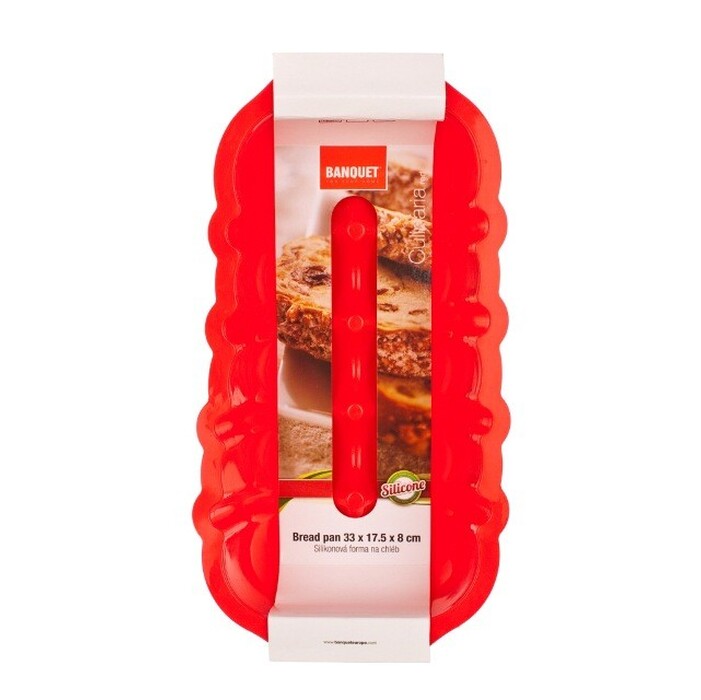 Forma na chlieb Banquet Culinaria Red, silikónová, 33cm