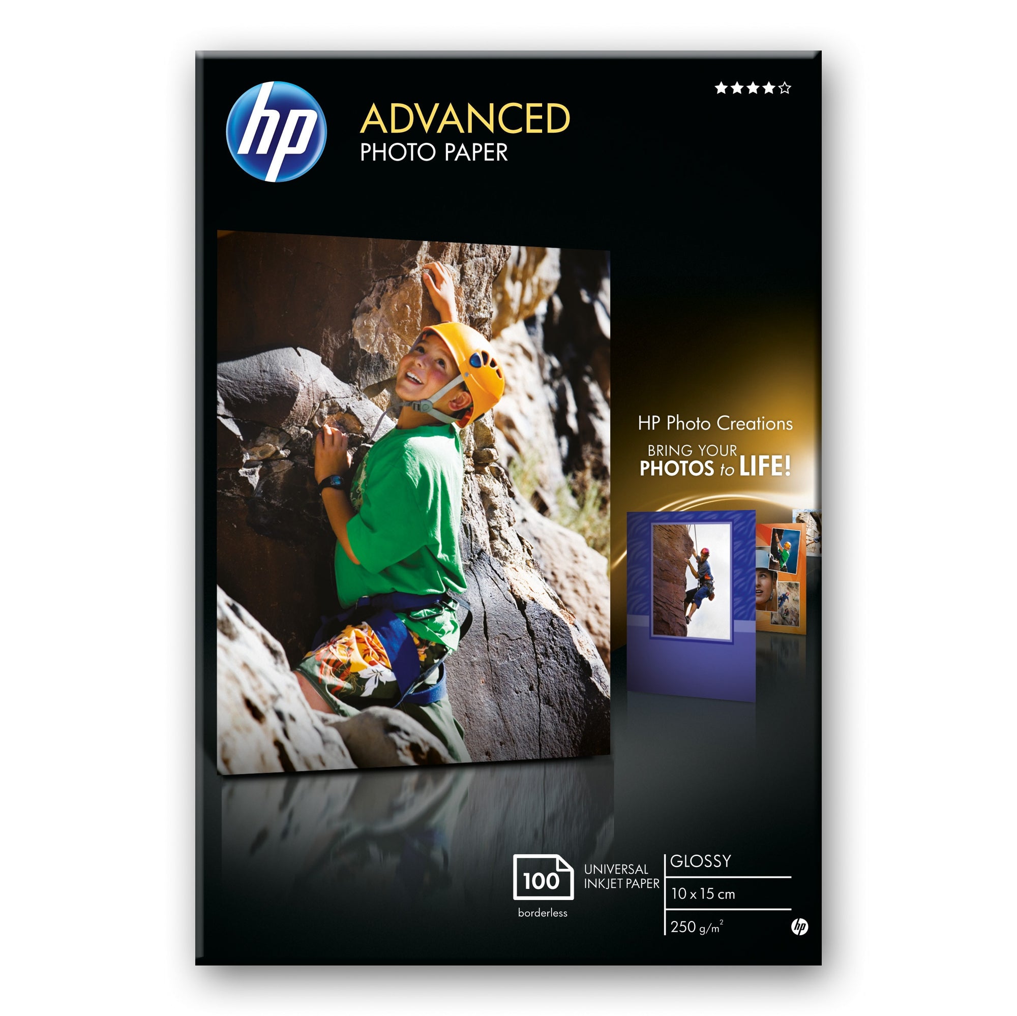 Fotopapier HP Advanced Glossy A4, 250g/m2, 100ks/bal (Q8692A)