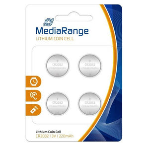 Gombíková batéria MediaRange Premium CR2032, 3V, 4ks