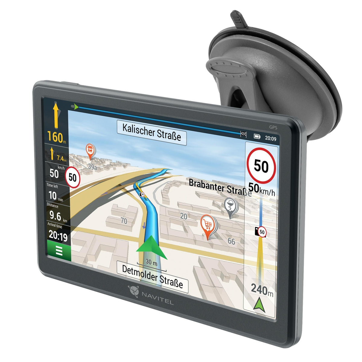 GPS Navigácia Navitel E707 7&quot;,Truck, speedcam, 47 krajín, LM POUŽ