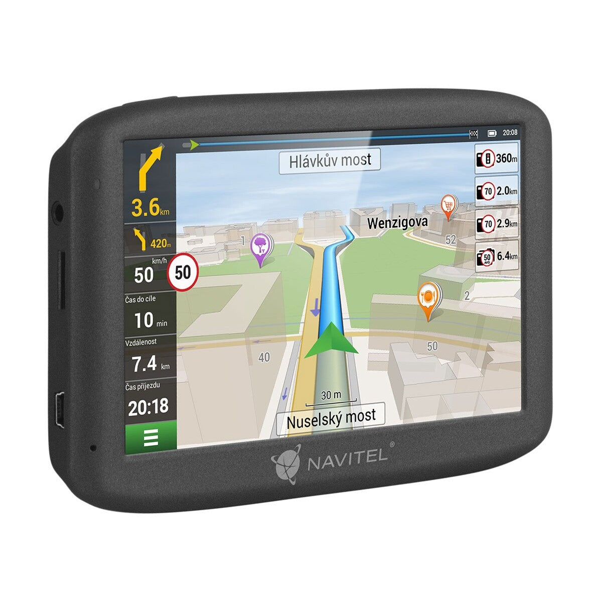 GPS Navigácia Navitel MS400 5&quot;, Truck, speedcam, 12 krajín, LM