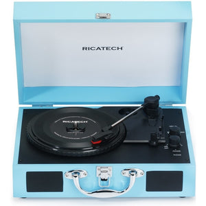 Gramofón Ricatech RTT21, modrý