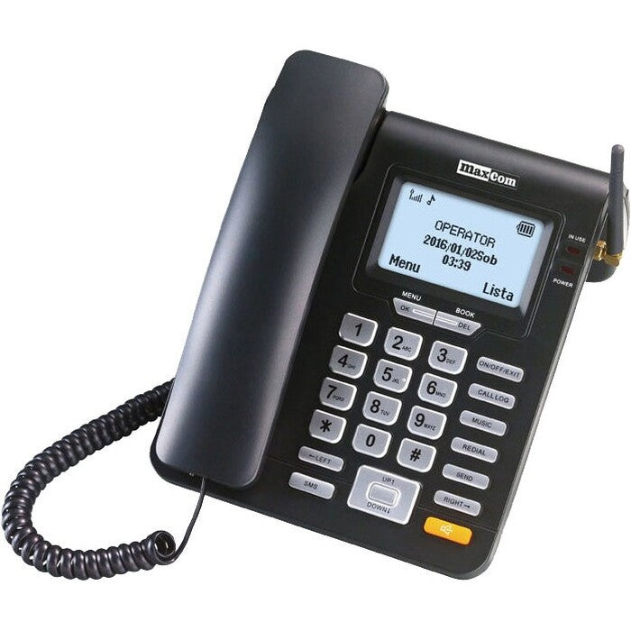 Stolný GSM telefón Maxcom MM28D, čierna