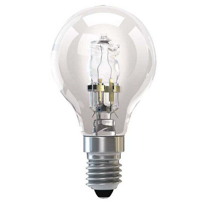 Halogénová žiarovka Emos ZE1013 ECO, E14, 42W,guľatá,teplá biela