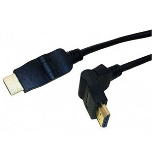 HDMI kábel MK Floria, otočné konektory, 2.0, 3m