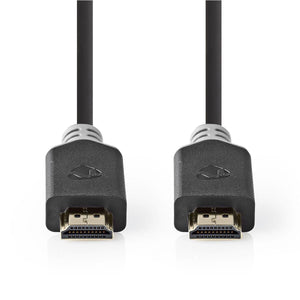HDMI kábel Nedis CVBW34050AT20, vysokorýchlostný, 2.0, 2 m