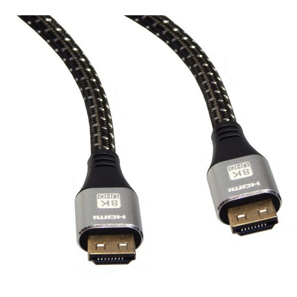 HDMI kábel AQ, 2.1, 1,5 m, 8K, opletený