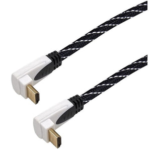 HDMI kábel MK Floria, 2.0, 1,8 m, lomený 90°/90°