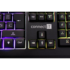Herná klávesnica Connect IT Battle Rainbow (CI-1129)