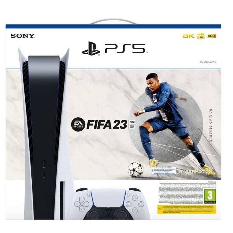Herná konzola Sony Playstation 5 Blu-Ray 825GB + Fifa 23