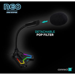 Herný mikrofón NEO Connect IT (CMI-3590-BK)