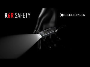 Vreckové svietidlo Ledlenser K6R, safety gray