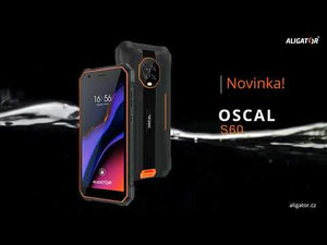 Odolný mobilný telefón Aligator Oscal S60 3GB/16GB, oranžová