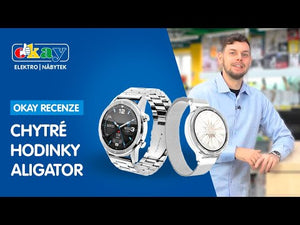 Dámske smart hodinky Aligator Watch Lady, 2 remienky, zlatá