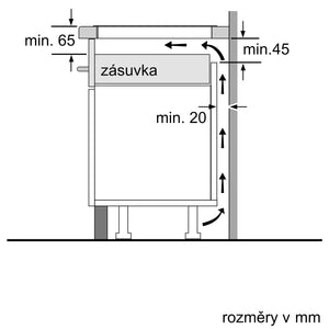 Indukčná varná doska Bosch, 80 cm, 4 zóny, 7,4k W, komfort