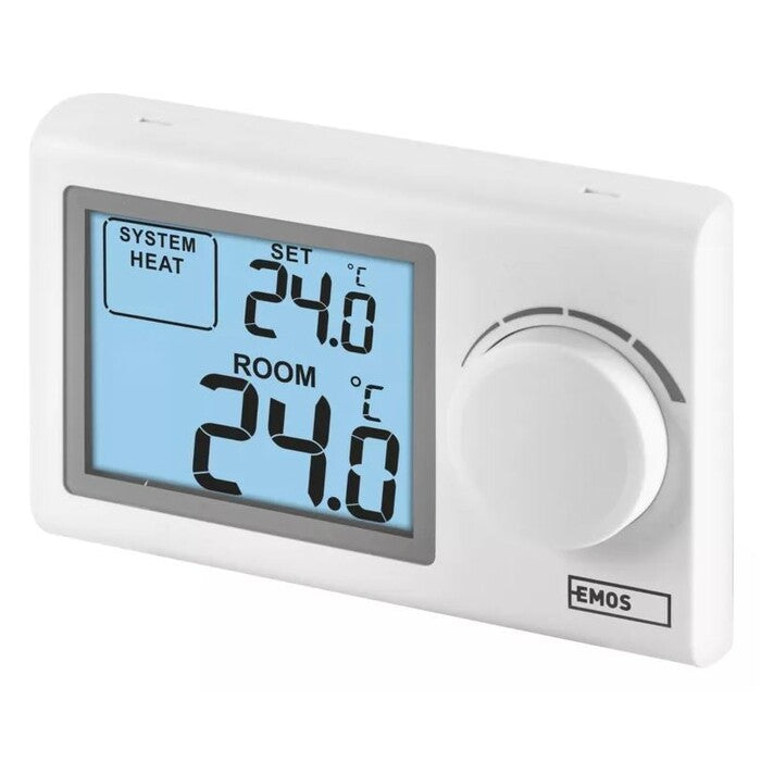 Izbový termostat Emos P5604, drôtový, manuálna