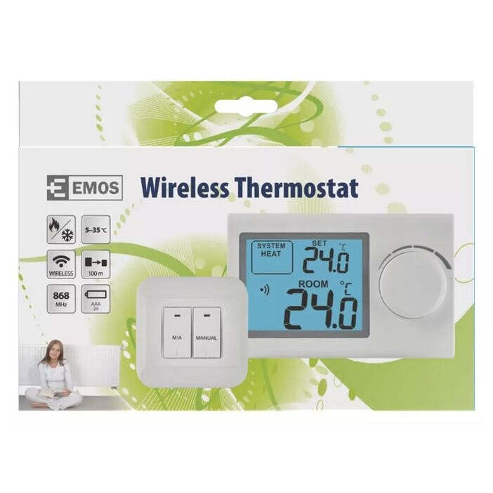 Izbový termostat Emos P5614, bezdrôtový POŠKODENÝ OBAL