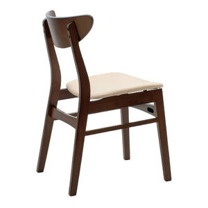 Jedálenská stolička Abbi orech, béžová
