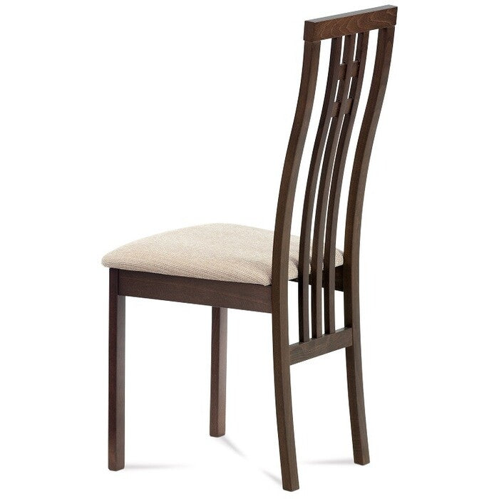 Jedálenská stolička Alora krémová, orech
