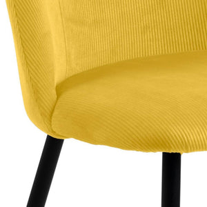 Jedálenská stolička Ebba (žltá)