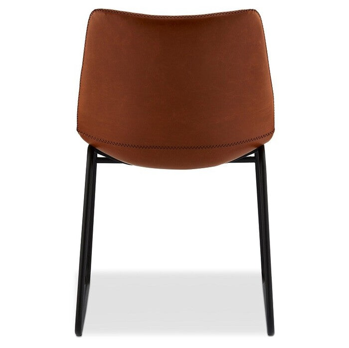 Jedálenská stolička Guaro hnedá, čierna