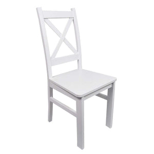 Jedálenská stolička Kasper (biela) - II. akosť