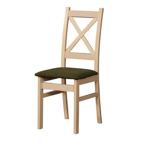 Jedálenská stolička Kasper dub sonoma, hnedá