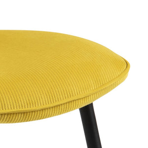 Jedálenská stolička Louise žltá