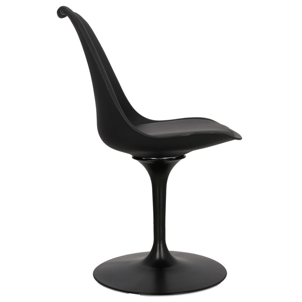 Jedálenská stolička Tulip čierna
