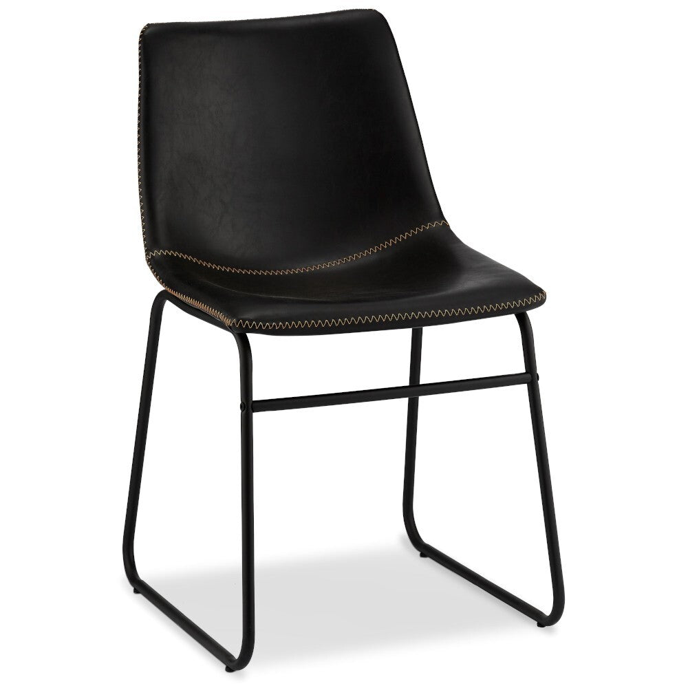 Jedálenská stolička Guaro sivá, čierna
