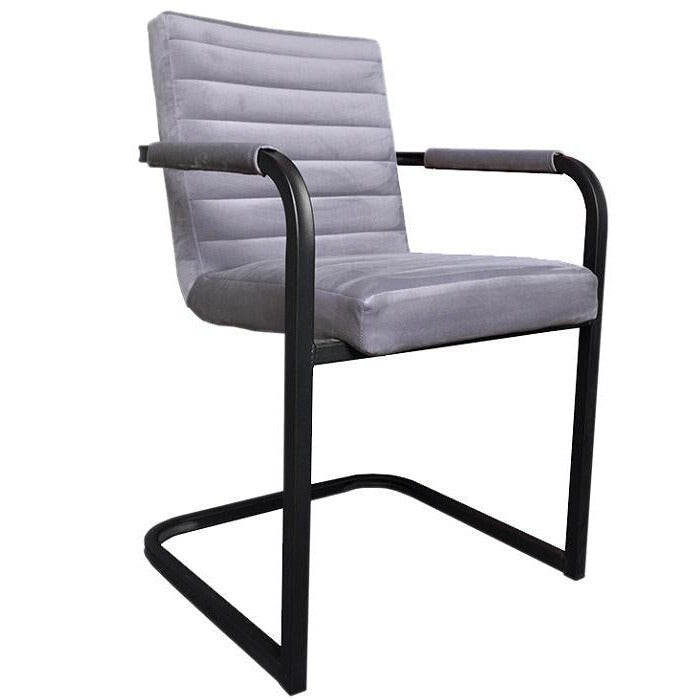 Jedálenská stolička Merenga čierna, svetlo sivá